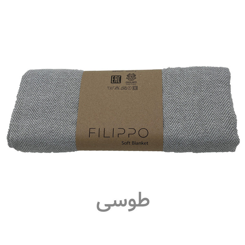 شال مبل و تخت کوکو جم مدل فلیپو پلاس سایز 190x150 سانتی‌متر