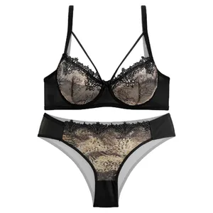 ست شورت و سوتین زنانه نوشه پوش کد 56001 رنگ مشکی