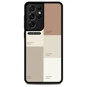 AKAM AMC-WSGS21U-CREAMY-17 Cover For Samsung Galaxy S21 Ultra