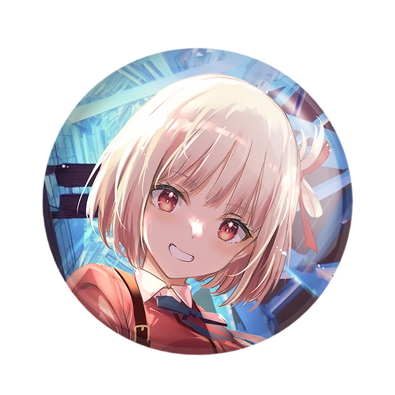 مگنت خندالو مدل چیساتو انیمه لیکوریس ریکویل Lycoris Recoil  کد 23081