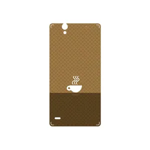 MAHOOT Minimal Cup of Coffee Icon Cover Sticker for Sony Xperia C4