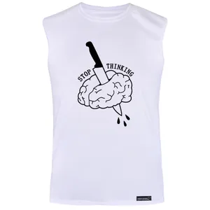 تاپ مردانه 27 مدل STOP THINKING کد WN696