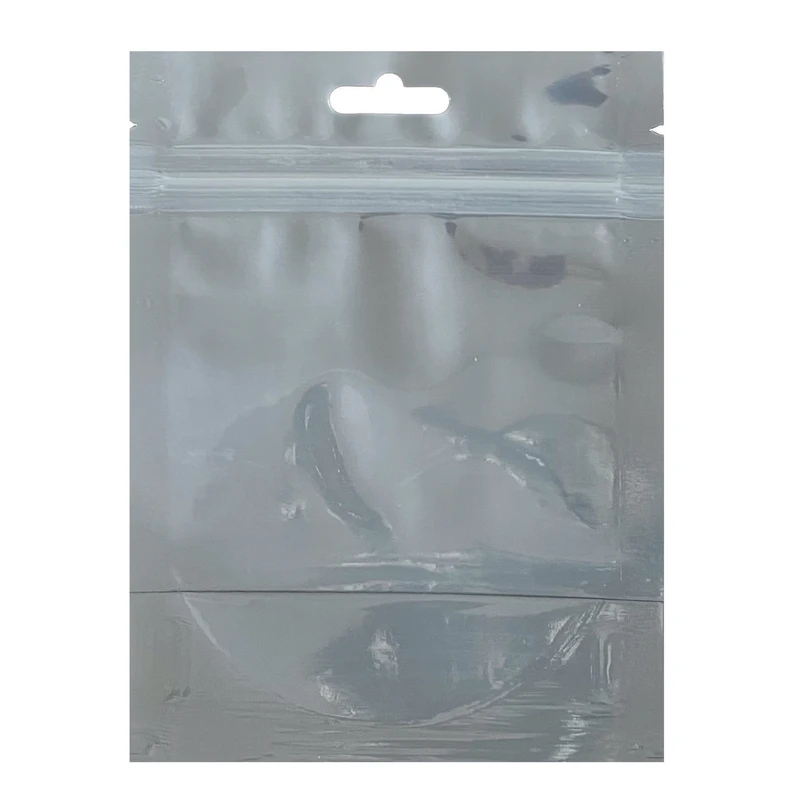 پاکت  زیپ دار مدل شفاف متالایز  15*11 بسته 10 عددی