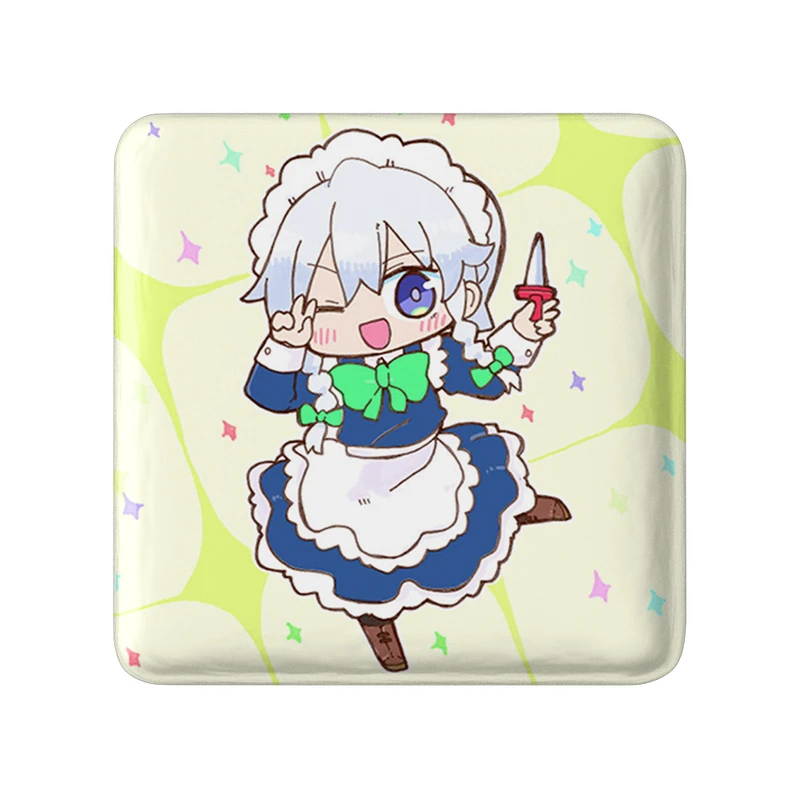 مگنت خندالو طرح بازی توهو (Touhou) مدل مربعی کد 35734