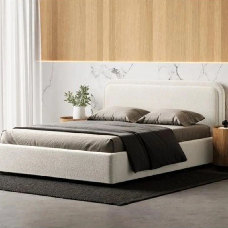 تخت‌خواب چوب یک و نیم نفره شاهان دکور مدل لونا سایز 120 * 200 سانتی‌متر