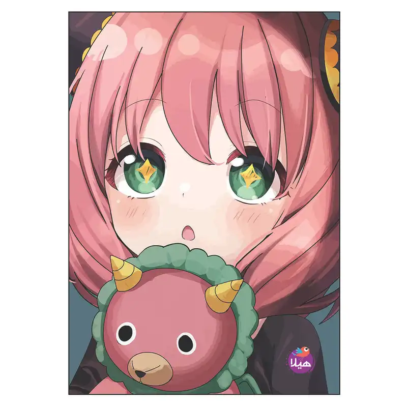 دفتر 100 برگ هیلا مدل انیمه Spy X Family  طرح آنیا