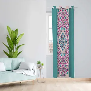 پرده طرح سنتی مدل مخمل پانچی کد 1553 z سایز 140x200 سانتی متر