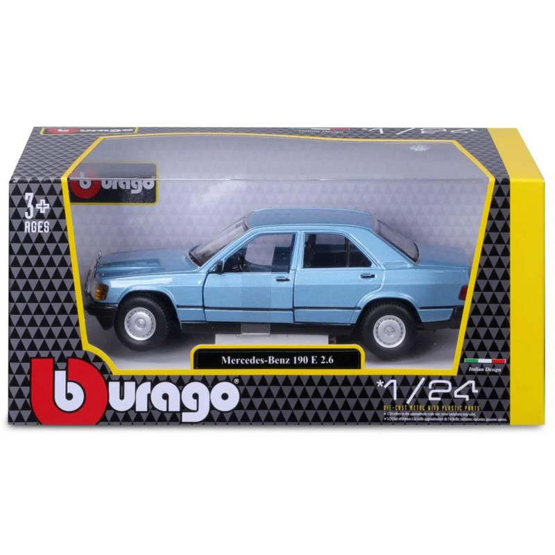 ماکت ماشین بوراگو مدل Mercedes Benz 190E 2.6 W201