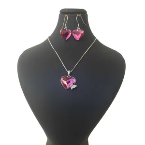 نیم ست زنانه ژوپینگ طرح قلب و پروانه