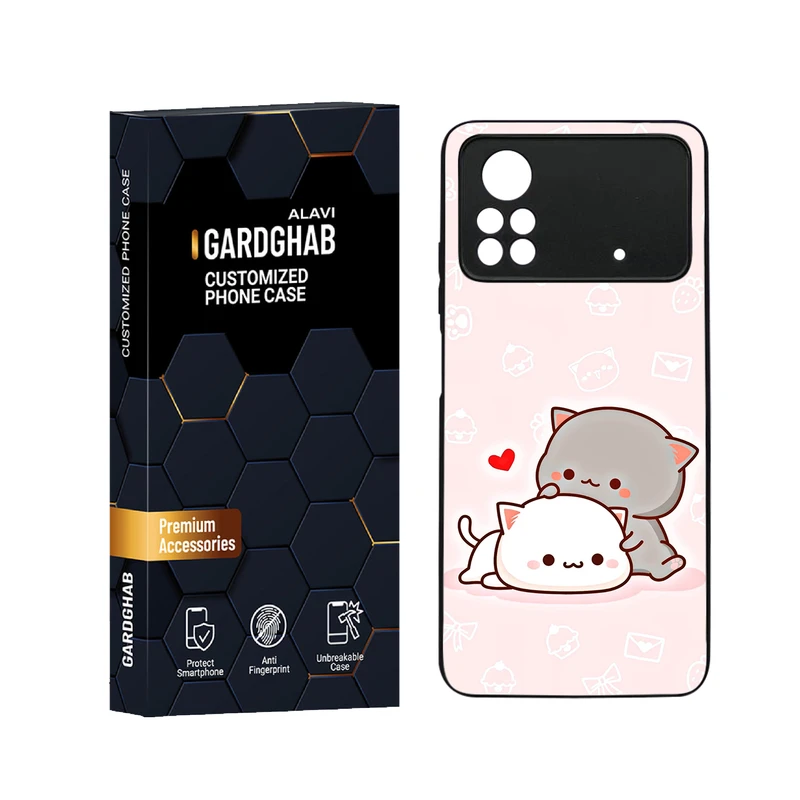 کاور گارد قاب علوی مدل دورژله ای عاشقانه مناسب برای گوشی موبایل شیائومی Poco X4 Pro