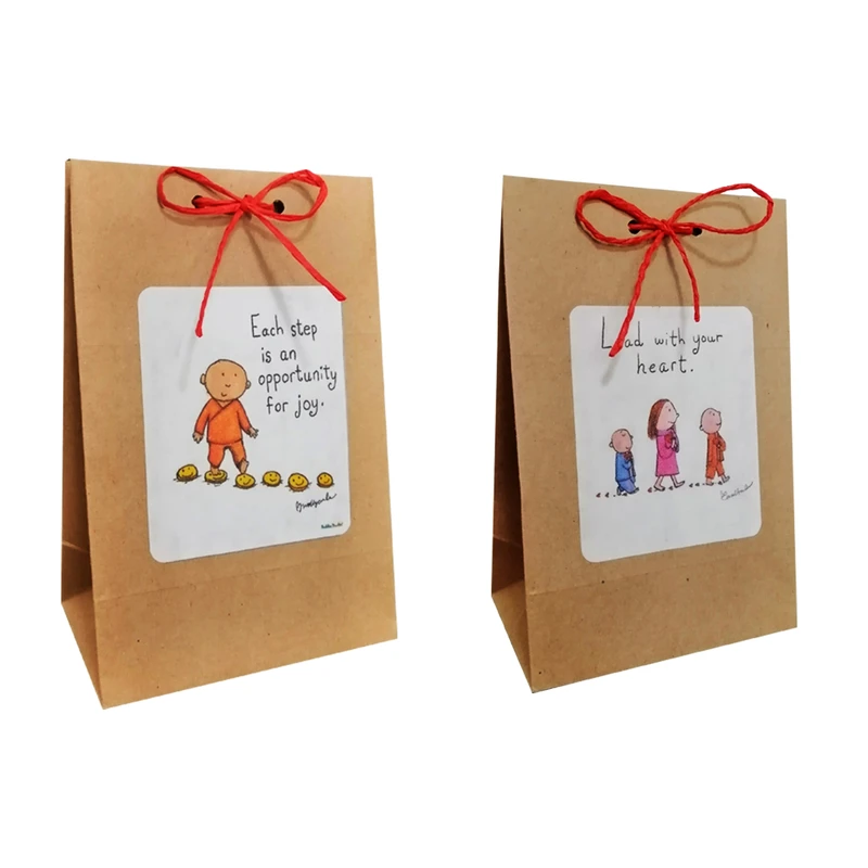 پاکت هدیه مدل جملات انگیزشی مجموعه 2 عددی