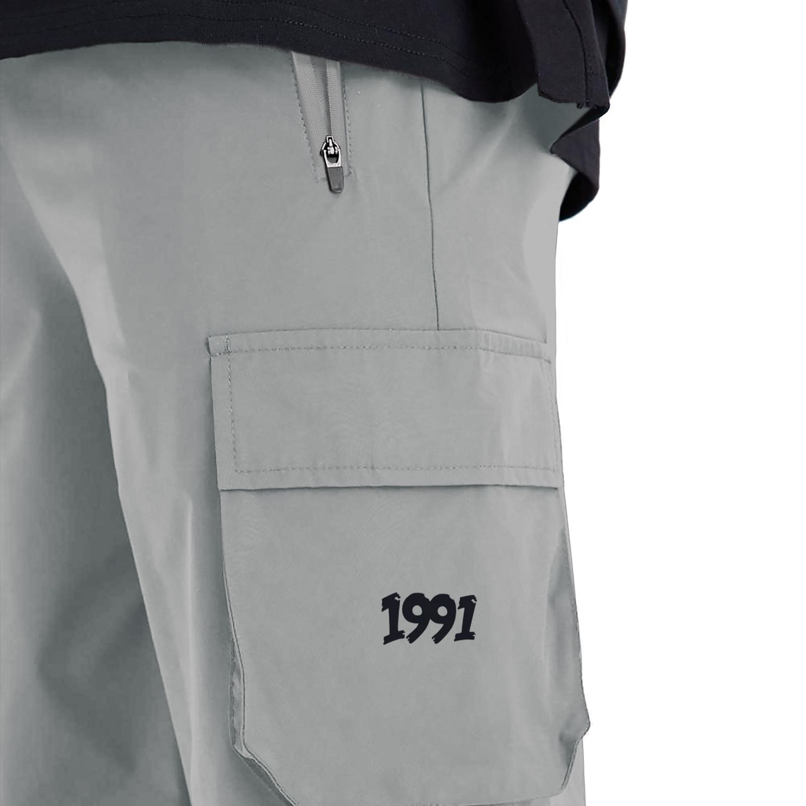 شلوارک ورزشی مردانه نوزده نودیک مدل SH1950 G -  - 7