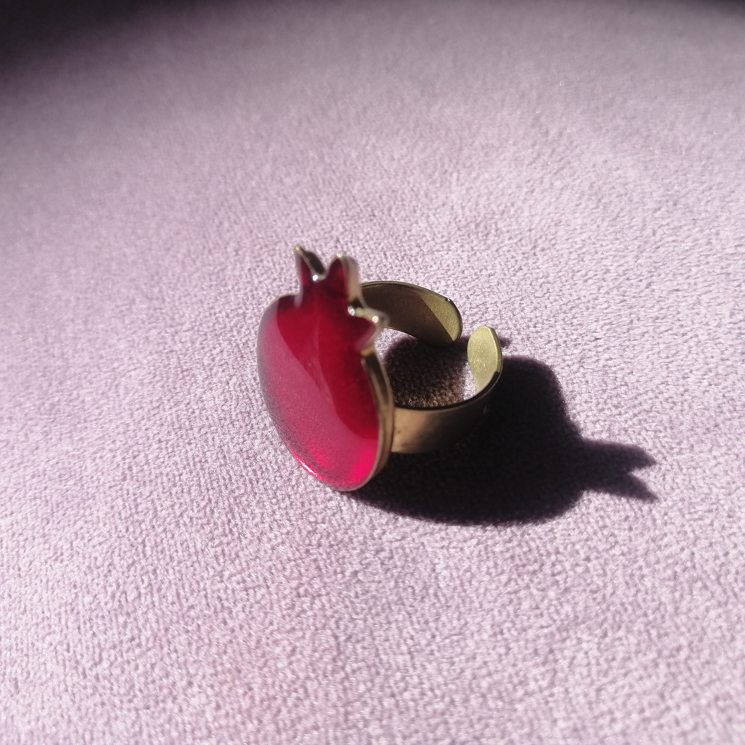 انگشتر دخترانه مدل انار