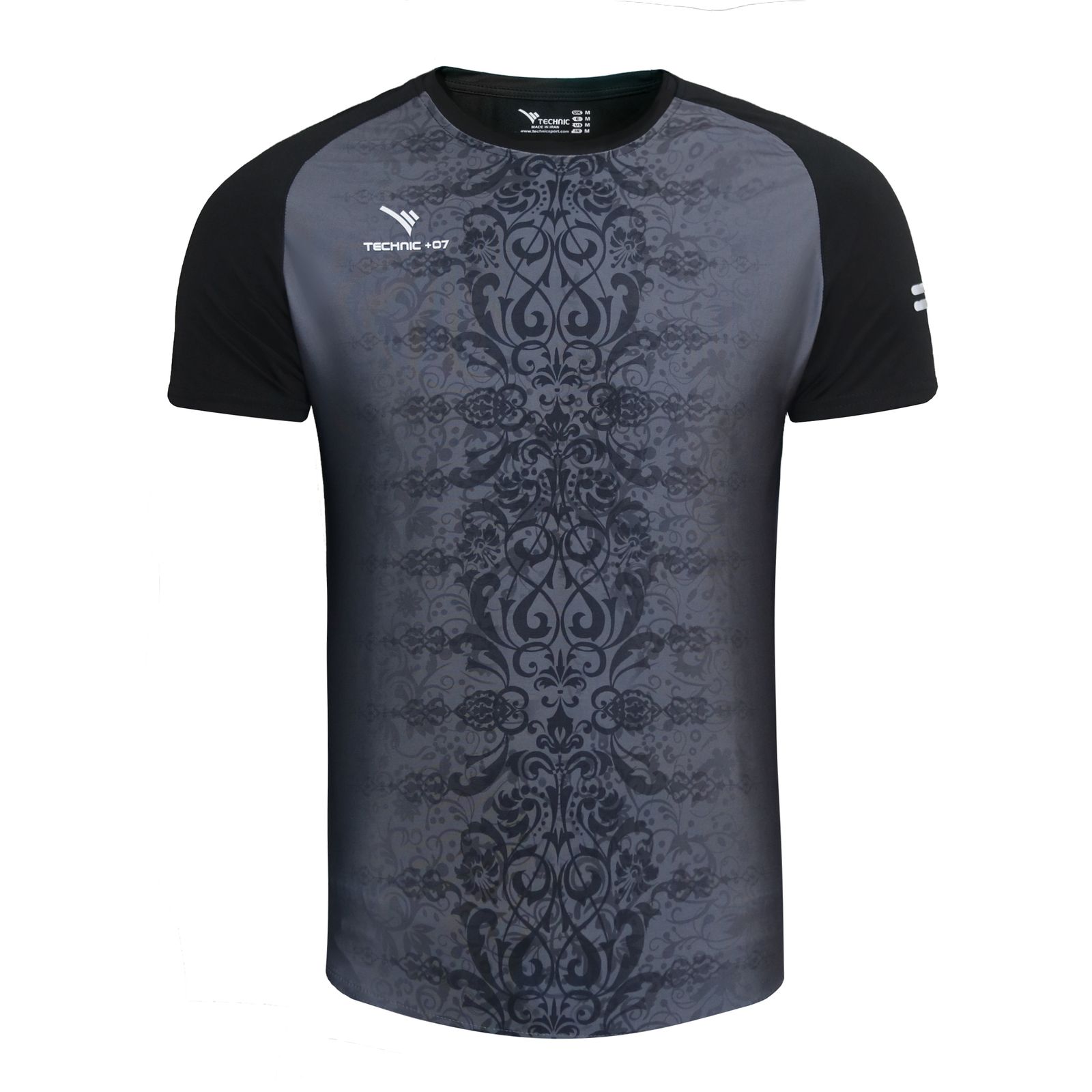 تی شرت آستین کوتاه ورزشی مردانه تکنیک+07 مدل TS-150-SO - - 22