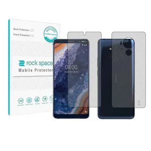 Rockspace model HyMTT Matte screen protector suitable for Nokia C30 mobile phone along with back protector