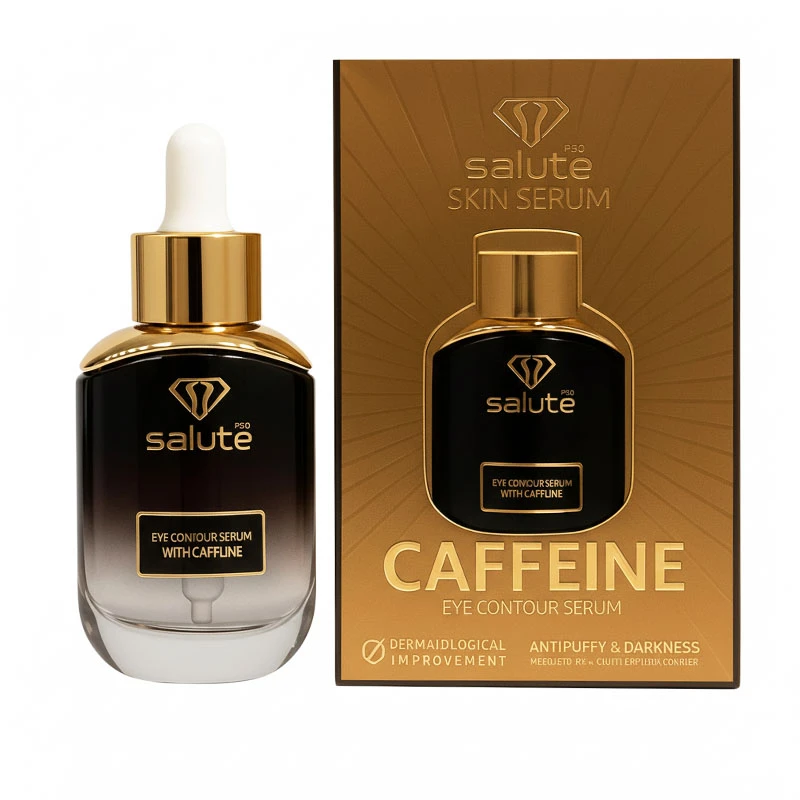 سرم ضد چروک و جوان ساز پوست سالوته پرو مدل CAFFEINE  مناسب برای انوع پوست حجم 30 میلی لیتر