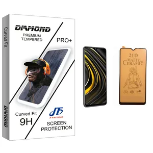 JF Diamond glass Ceramics Screen Protector For Xiaomi شیائومی Poco M3