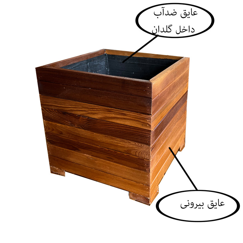 گلدان مدل چوبی کد 3232r8