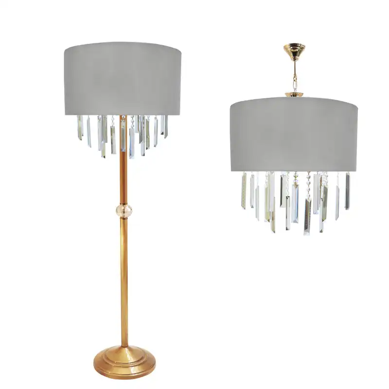 آباژور ایستاده مدل Cardi.A43 به همراه لوستر