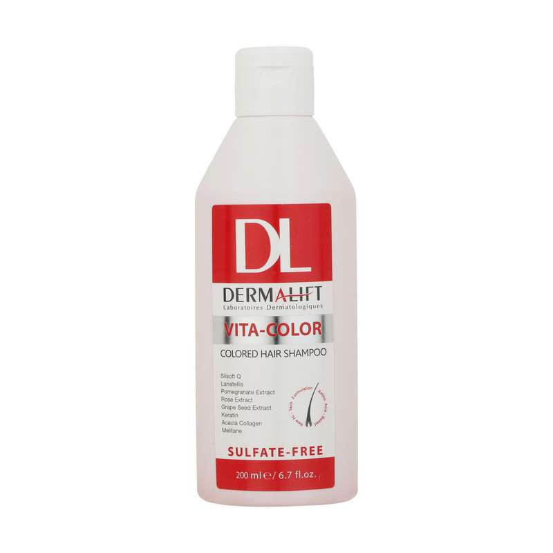 شامپو مو درمالیفت مدل Vita-Color حجم 200 میلی لیتر