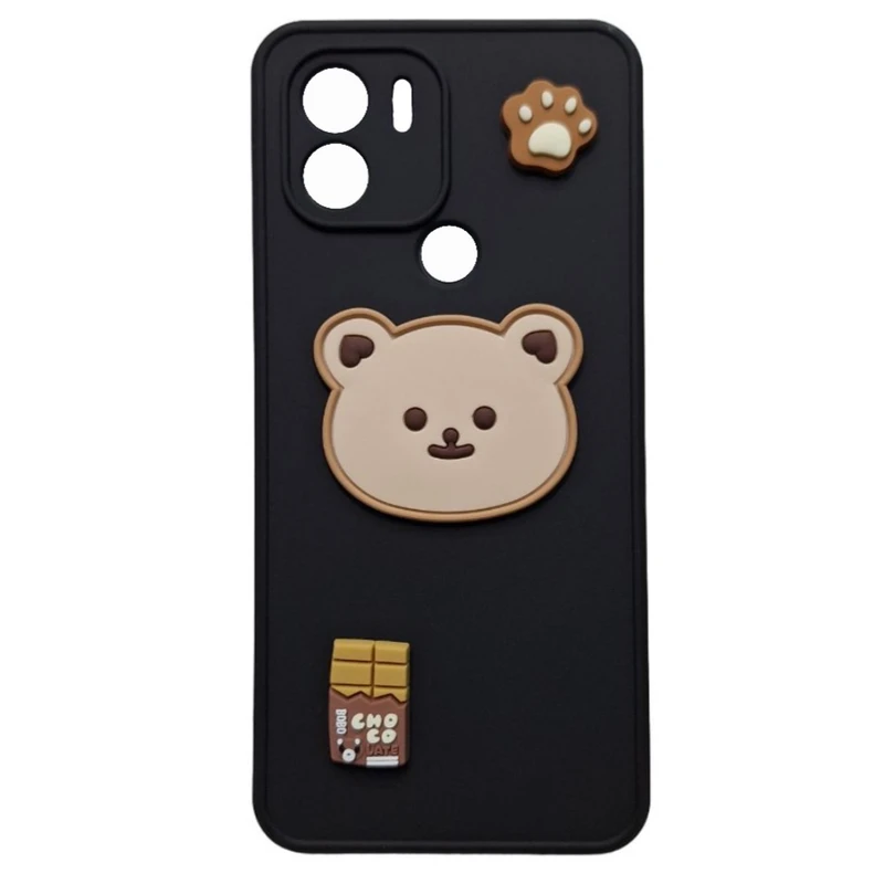 کاور طرح عروسک سیلیکونی مدل A2plus مناسب برای گوشی موبایل شیائومی Redmi A1 Plus / A2 Plus