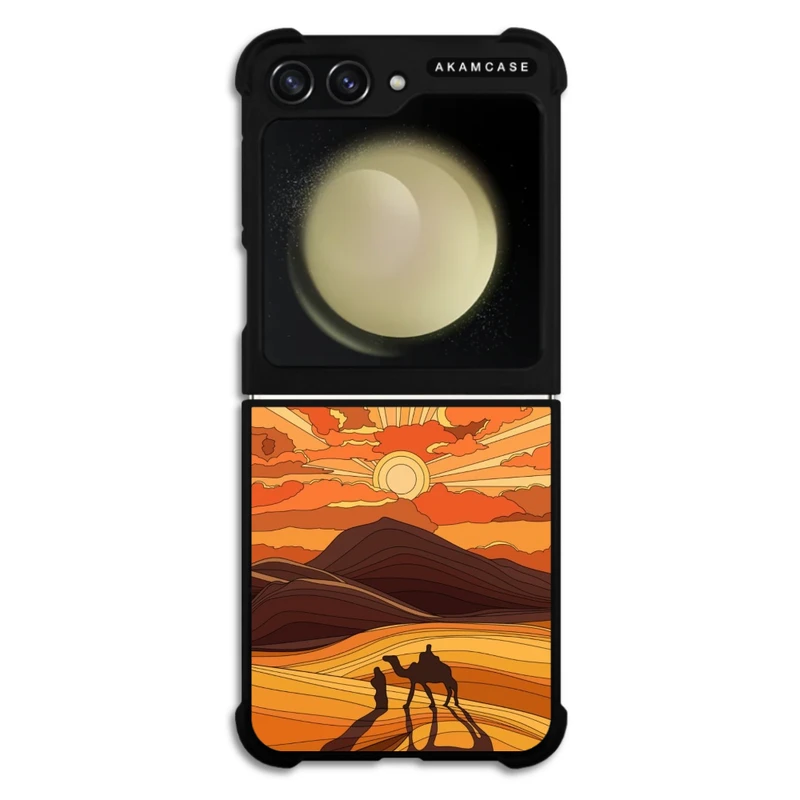 کاور آکام مدل AMC-WSGZFLIP5-DESERT-8 مناسب برای گوشی موبایل سامسونگ Galaxy Z Flip 5