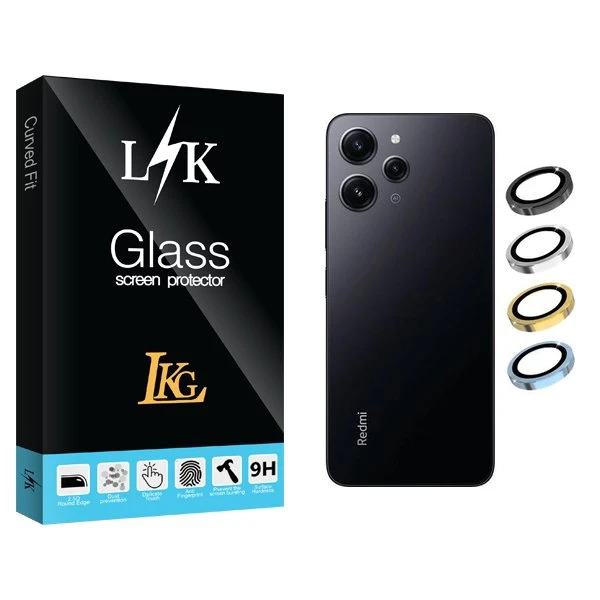 محافظ لنز گوشی ال کا جی مدل LKK Ringi مناسب برای گوشی موبایل شیائومی Redmi 12 4G