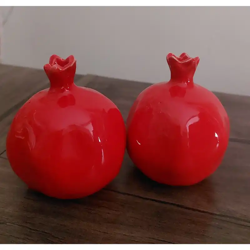 انار سفالی مدل یلدا مجموعه 2 عددی