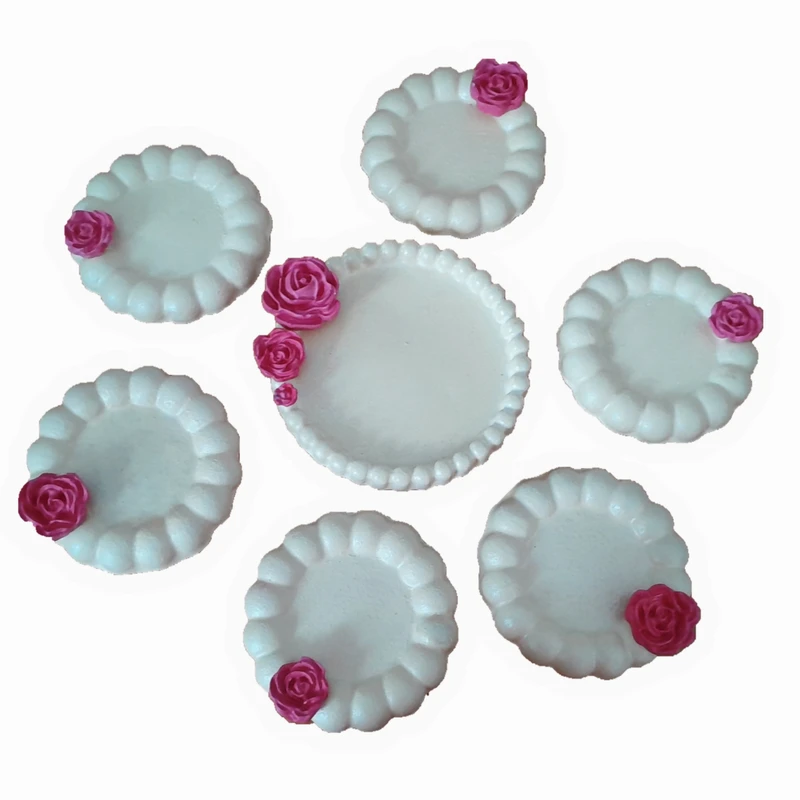 مجموعه ظروف هفت سین 7 پارچه مدل مرواریدی گل برجسته