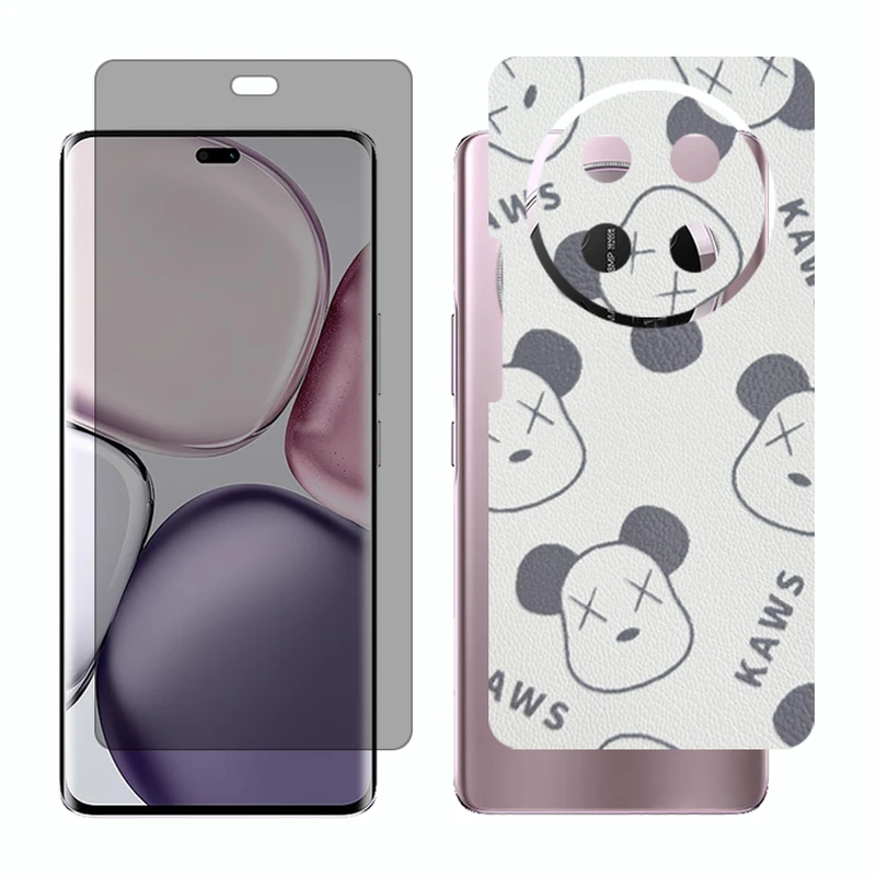 محافظ صفحه نمایش حریم شخصی گلس مدل Together مناسب برای گوشی موبایل آنر X9c به همراه برچسب پوششی