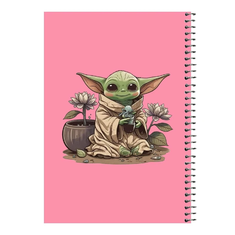 دفتر مشق 80 برگ اس جی مدل بیبی یودا کد 13