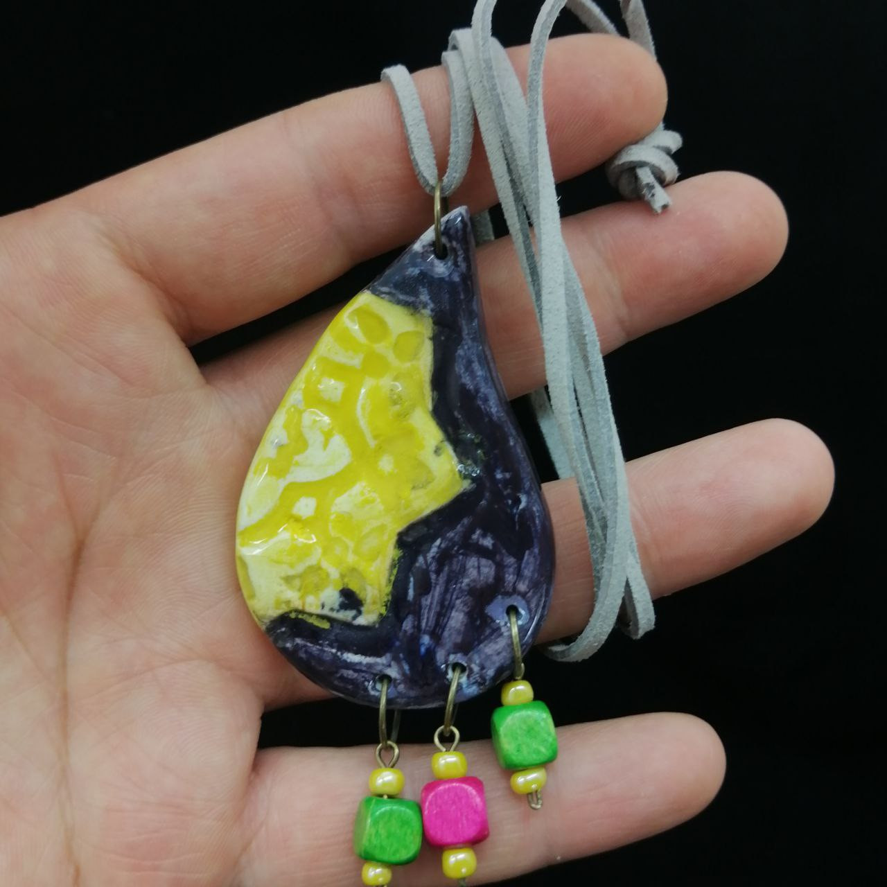 گردنبند دخترانه مدل یاس کد 12454483