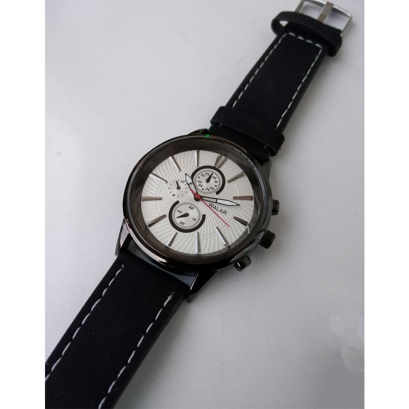 ساعت مچی عقربهای مردانه والار مدل بند چرمی کد 267TY ساعت مچی عقربهای مردانه والار مدل بند چرمی کد 267TY