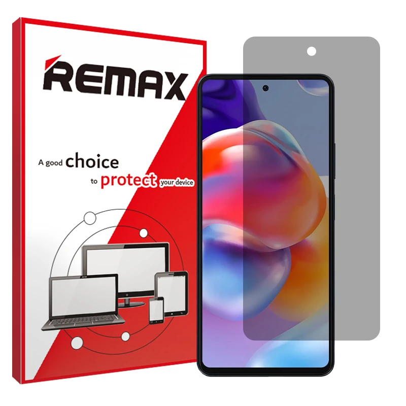 محافظ صفحه نمایش حریم شخصی ریمکس مدل Resistant مناسب برای گوشی موبایل بلک ویو Shark 8