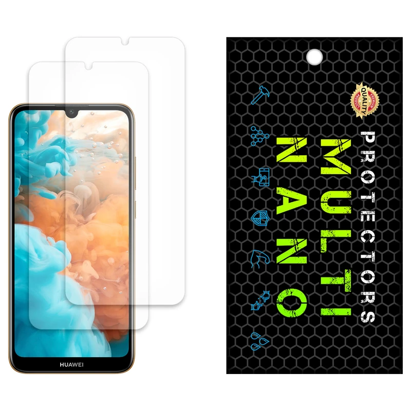 محافظ صفحه نمایش مات مولتی نانو مدل X-S2M مناسب برای گوشی موبایل هوآوی Y6 Pro 2019 بسته دو عددی
