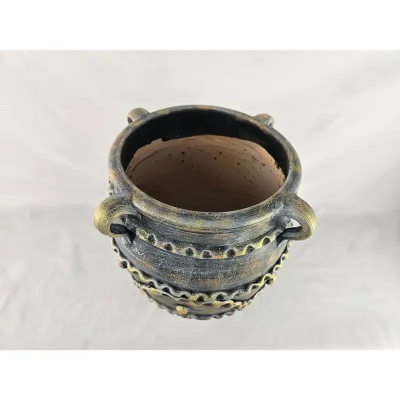 گلدان سفالی مدل پتینه کد H035