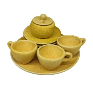 سرویس چای خوری مدل سرامیکی کد 99 مجموعه 8 عددی