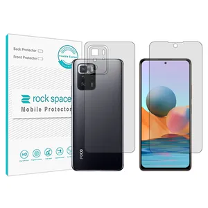 Rockspace transparent screen protector HyGEL model suitable for Xiaomi Poco X3 GT mobile phone with back protector