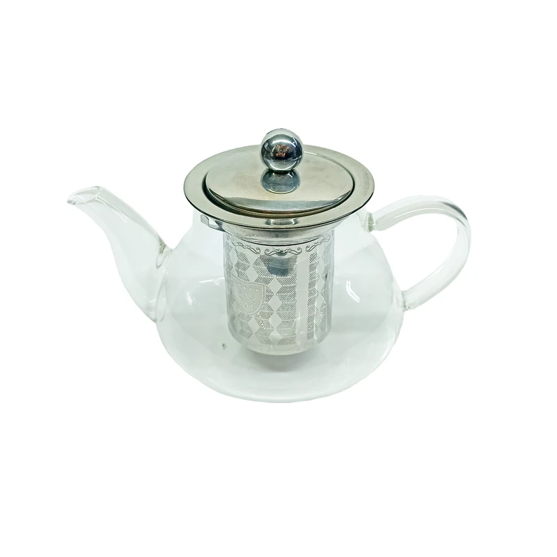 قوری مدل تی پات شیشه ای کد 87 گنجایش 400 میلی لیتر