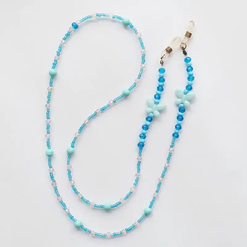 بند عینک مدل کریستال پروانه BE110