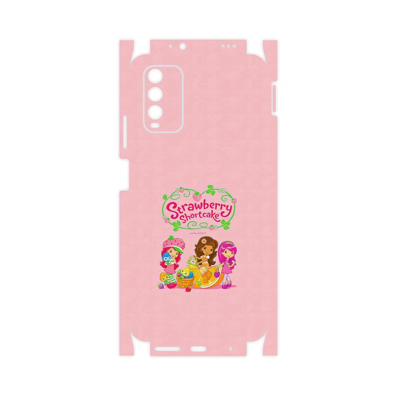 برچسب پوششی ماهوت مدل Strawberry Shortcake-FullSkin مناسب برای گوشی موبایل شیائومی Redmi 9T