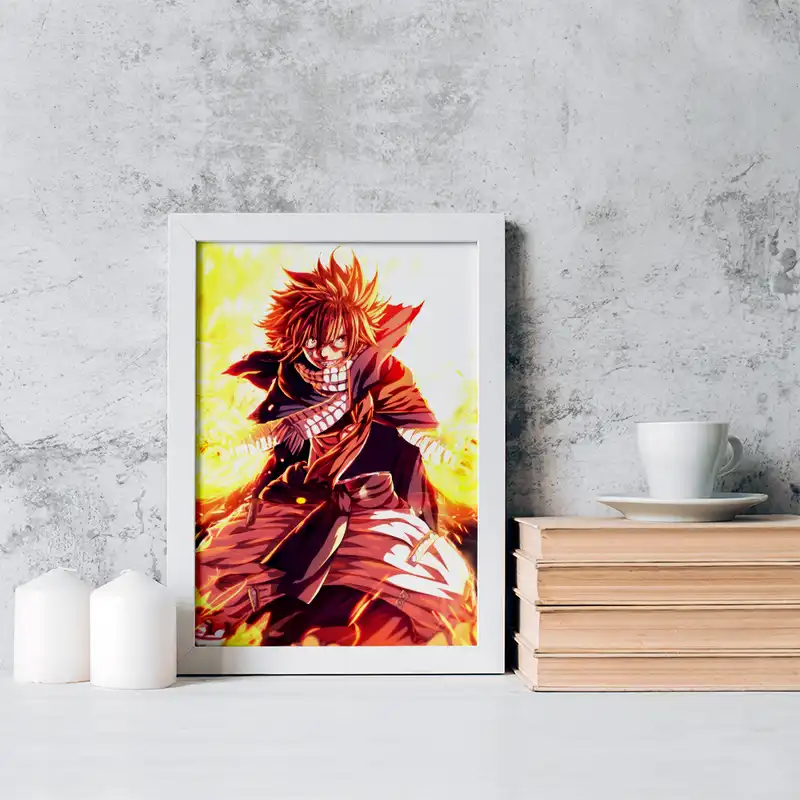 تابلو خندالو مدل ناتسو انیمه فری تیل کد 16496