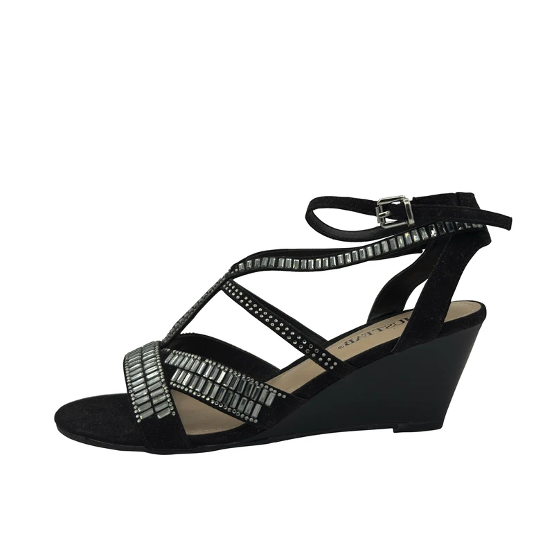 صندل زنانه جاست فاب مدل مجلسی نگین دار