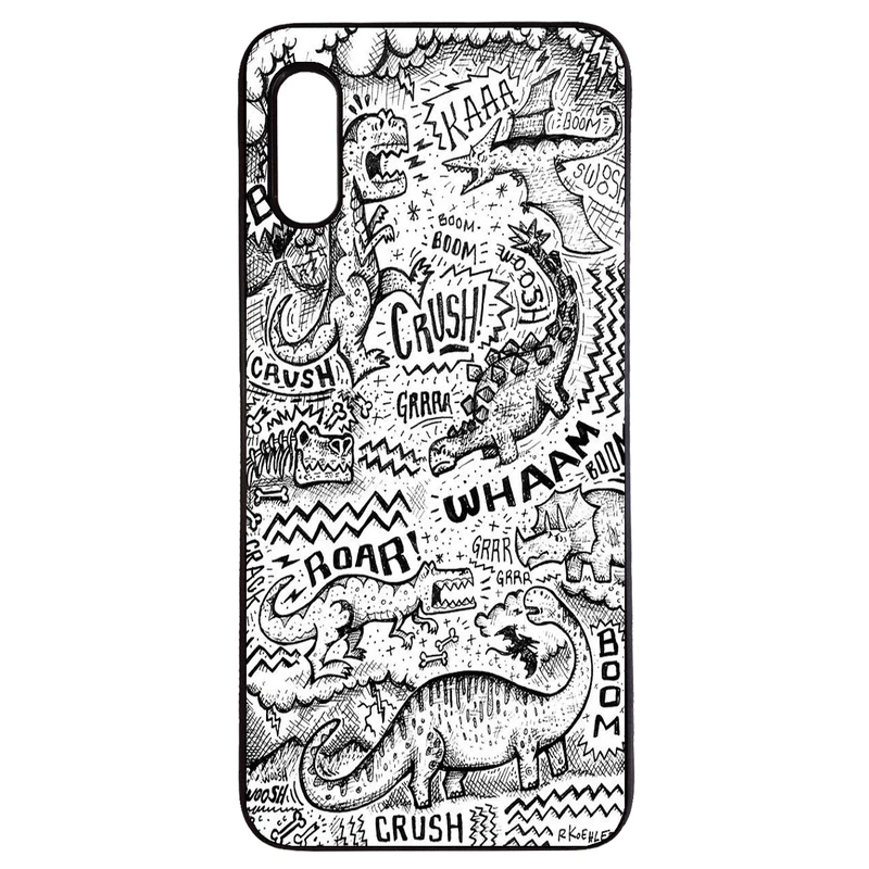 کاور گالری وبفر طرح دایناسور مناسب برای گوشی موبایل شیائومی redmi 9a