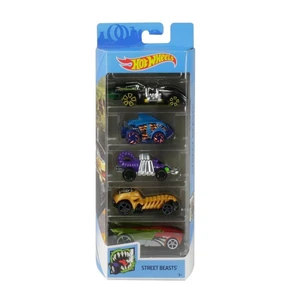 ماشین بازی هات ویلز مدل Street Beasts کد 1806 GHP57 مجموعه 5 عددی