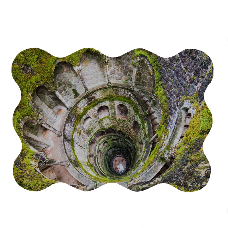 پادری مدل دالبر طرح منظره کد 5645 سایز 80x110 سانتی متر