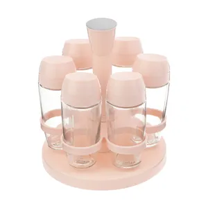 ست 7 پارچه جا ادویه پارس بلور مدل پانیک گردان