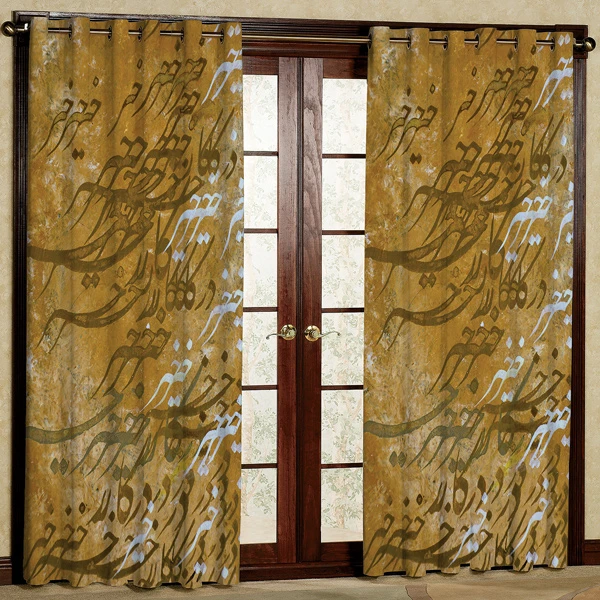 پرده مدل مخمل پانچی کد 6748 سایز 280x140سانتی متر