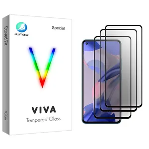 Junbo Viva Glass Ceramics Screen Protector For Xiaomi 11 Lite 5G NE 2109119DG Pack Of 3