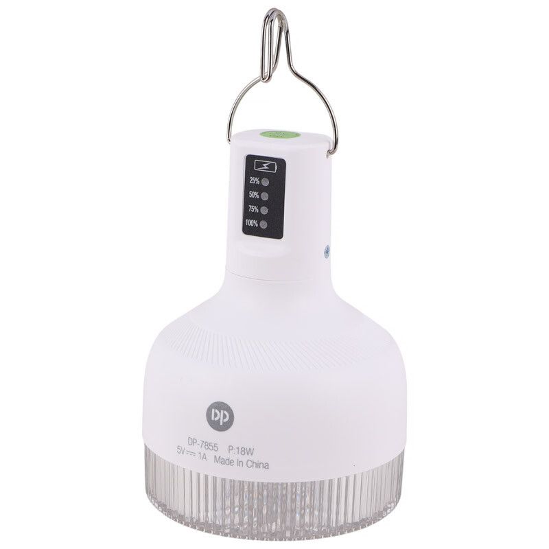 چراغ آویز چادر دی پی مدل DP-7855 18W با نور مهتابی